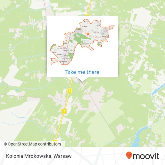 Kolonia Mrokowska map