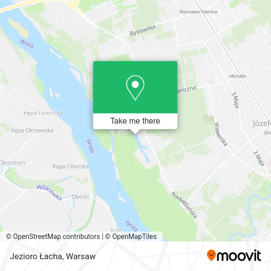 Jezioro Łacha map