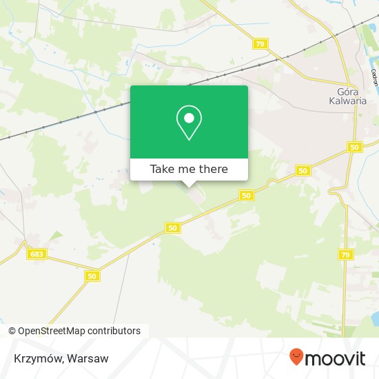 Krzymów map