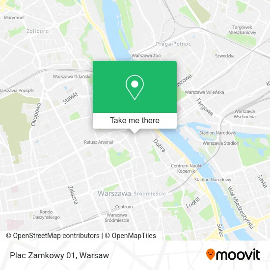 Карта Plac Zamkowy 01