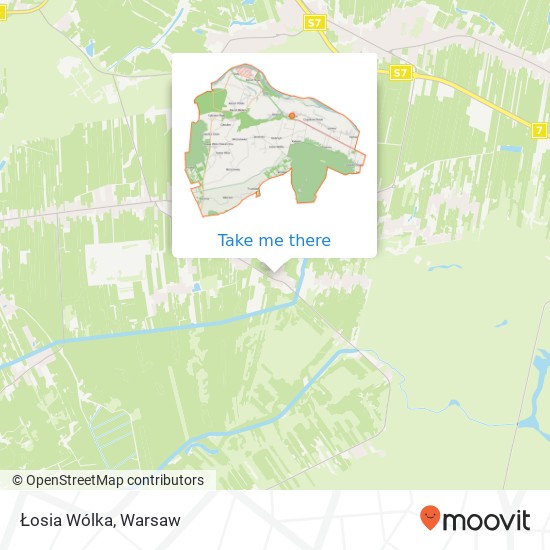 Łosia Wólka map