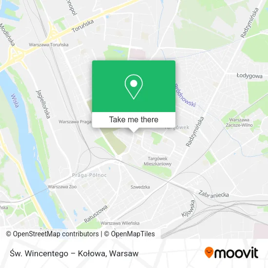 Św. Wincentego – Kołowa map