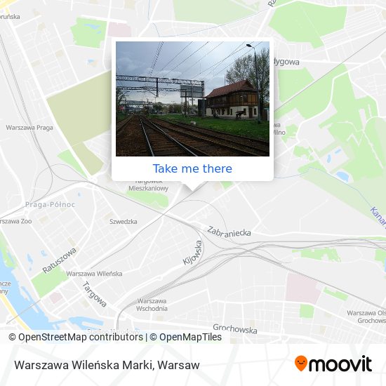 Warszawa Wileńska Marki map