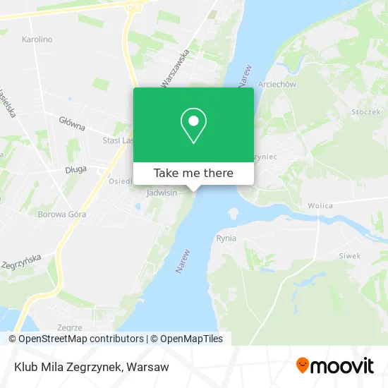 Карта Klub Mila Zegrzynek