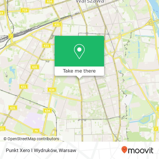 Punkt Xero I Wydruków map