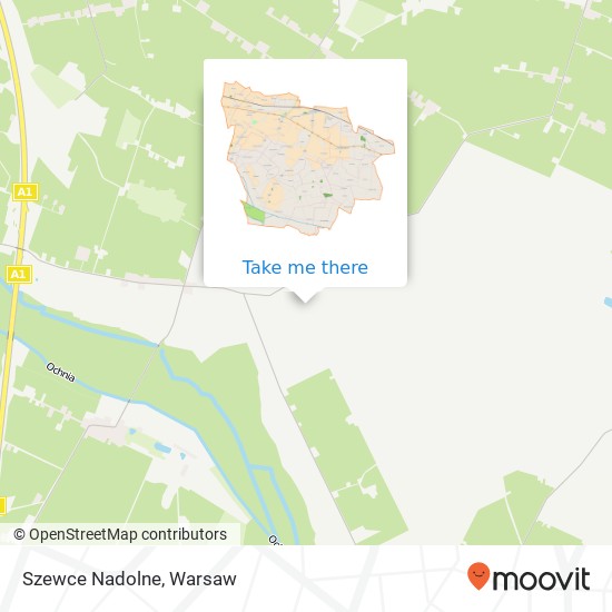 Szewce Nadolne map