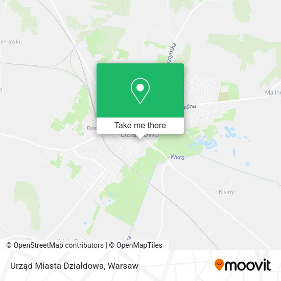 Карта Urząd Miasta Działdowa