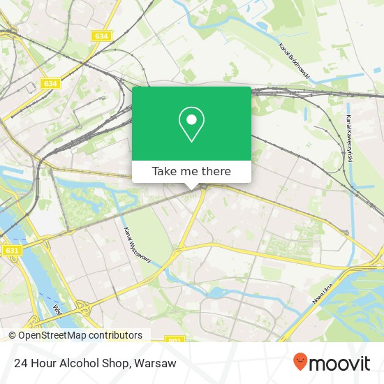 24 Hour Alcohol Shop map