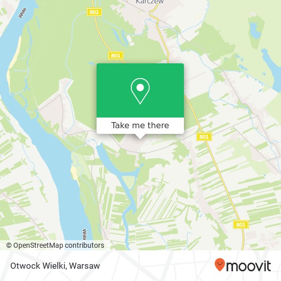 Otwock Wielki map