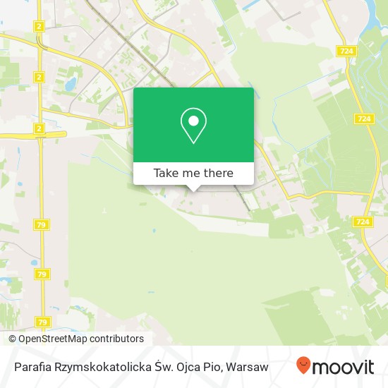 Parafia Rzymskokatolicka Św. Ojca Pio map