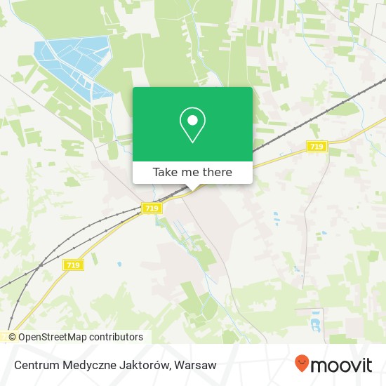 Centrum Medyczne Jaktorów map