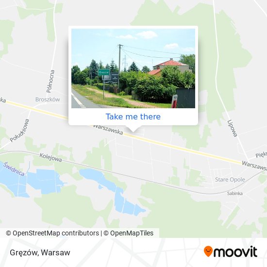 Gręzów map