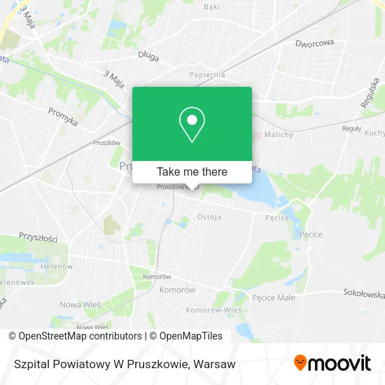 Карта Szpital Powiatowy W Pruszkowie