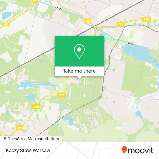 Kaczy Staw map