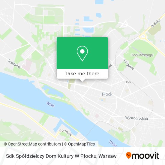 Sdk Spółdzielczy Dom Kultury W Płocku map