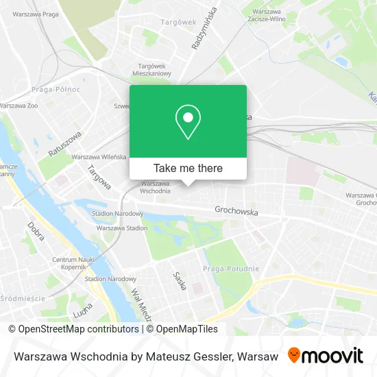 Warszawa Wschodnia by Mateusz Gessler map