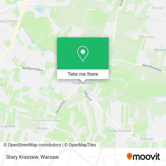 Карта Stary Kraszew