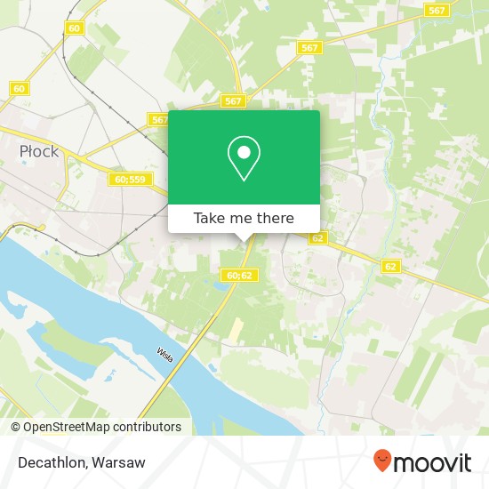 Decathlon map