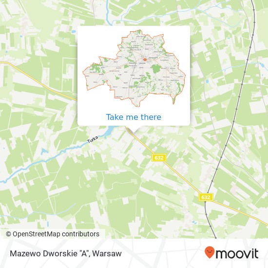 Mazewo Dworskie "A" map