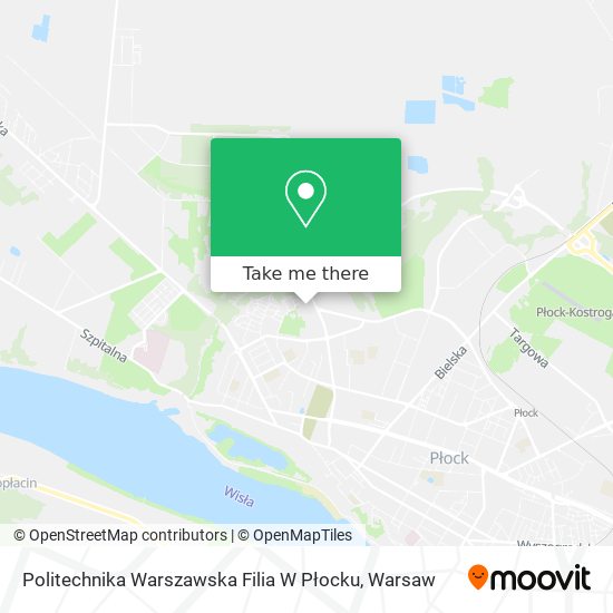 Politechnika Warszawska Filia W Płocku map