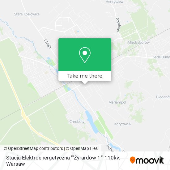 Stacja Elektroenergetyczna ""Żyrardów 1"" 110kv map