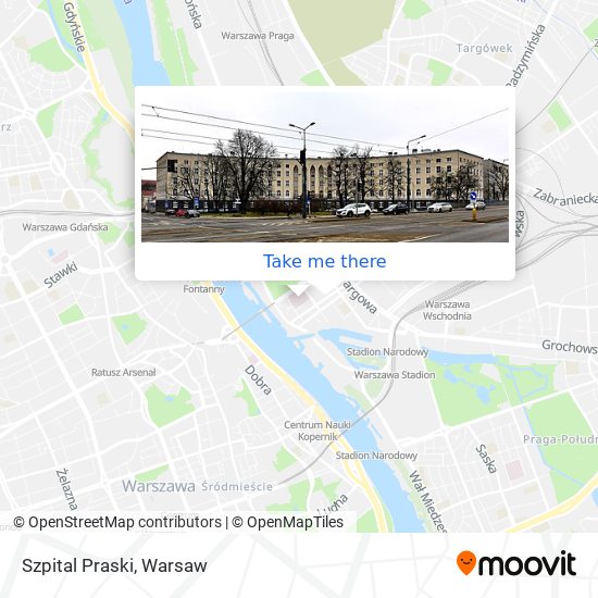 Szpital Praski map