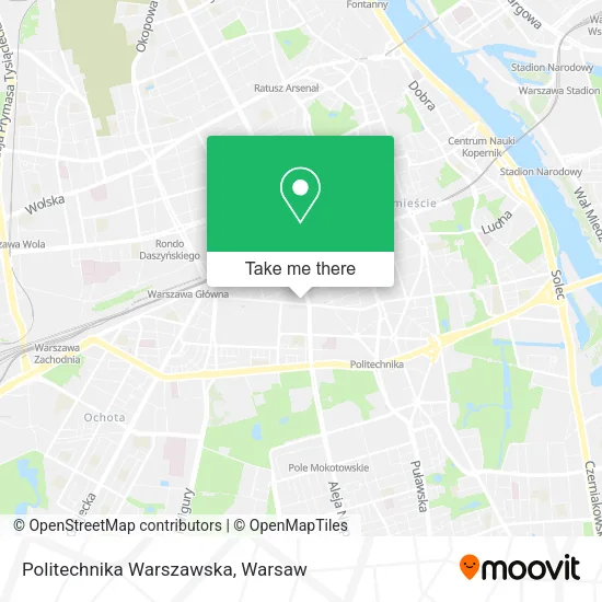 Politechnika Warszawska map