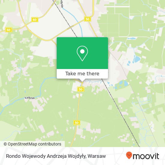 Rondo Wojewody Andrzeja Wojdyły map