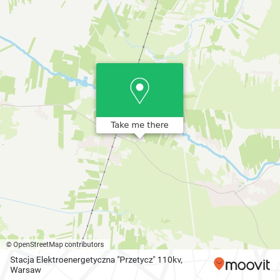 Stacja Elektroenergetyczna "Przetycz" 110kv map