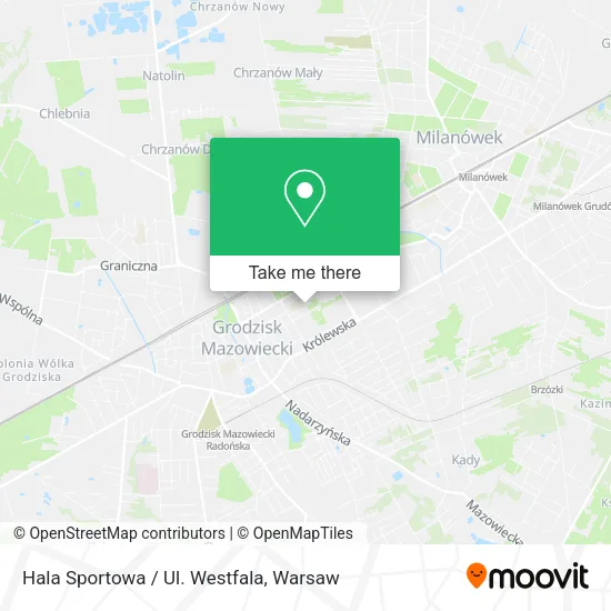 Hala Sportowa / Ul. Westfala map