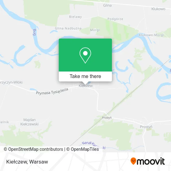 Kiełczew map