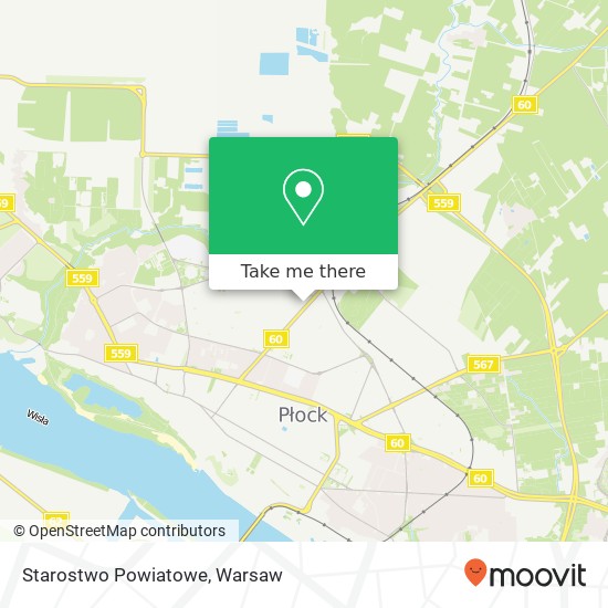 Starostwo Powiatowe map