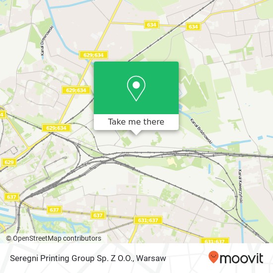 Seregni Printing Group Sp. Z O.O. map