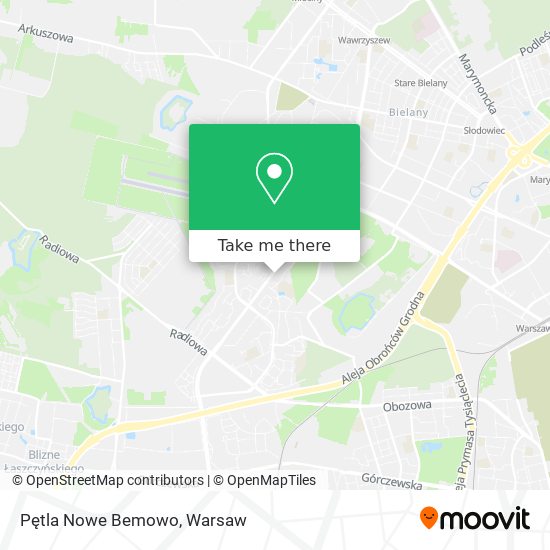 Pętla Nowe Bemowo map