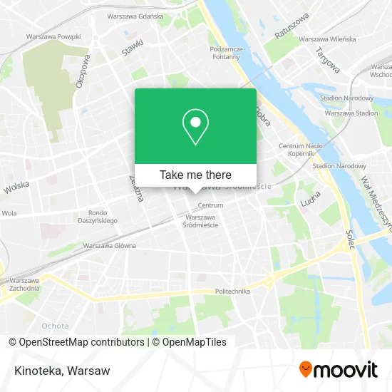 Kinoteka map
