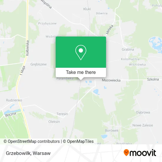 Grzebowilk map