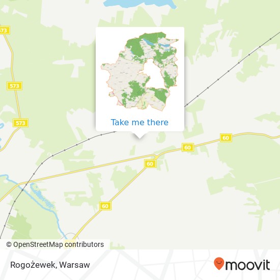 Rogożewek map