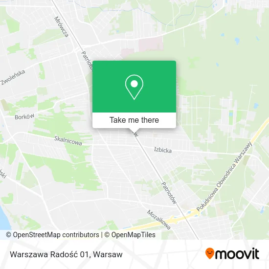 Warszawa Radość 01 map