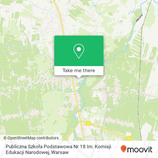 Publiczna Szkoła Podstawowa Nr 18 Im. Komisji Edukacji Narodowej map