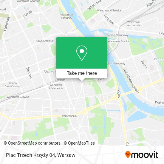 Plac Trzech Krzyży 04 map
