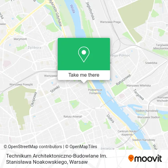 Technikum Architektoniczno-Budowlane Im. Stanisława Noakowskiego map