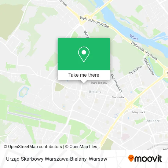 Urząd Skarbowy Warszawa-Bielany map