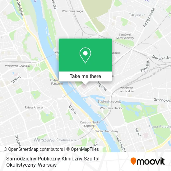 Samodzielny Publiczny Kliniczny Szpital Okulistyczny map