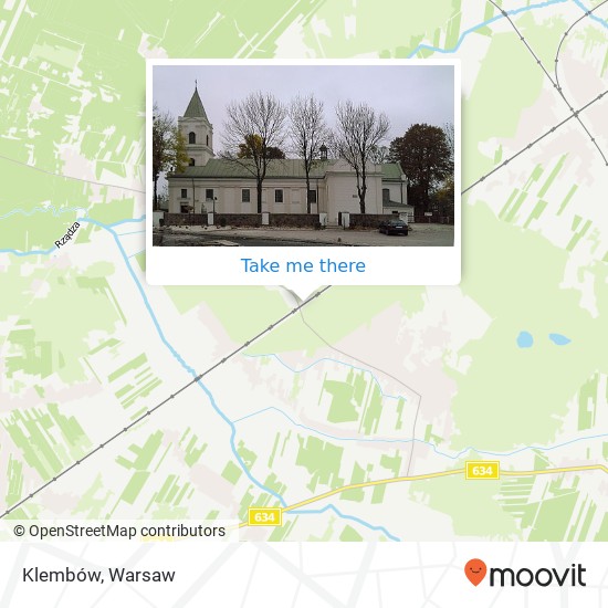 Klembów map