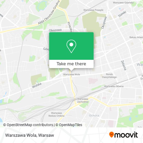 Warszawa Wola map