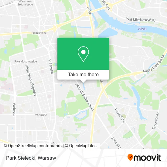 Park Sielecki map