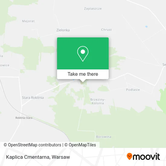 Kaplica Cmentarna map