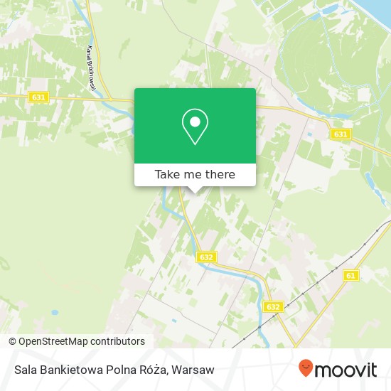 Sala Bankietowa Polna Róża map