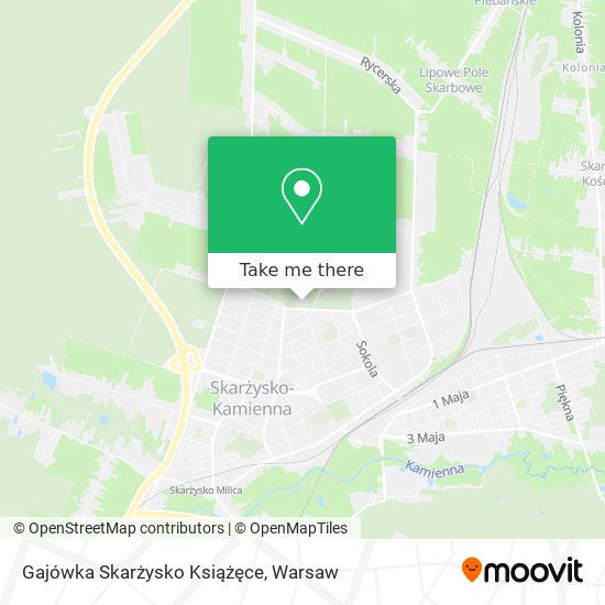 Gajówka Skarżysko Książęce map