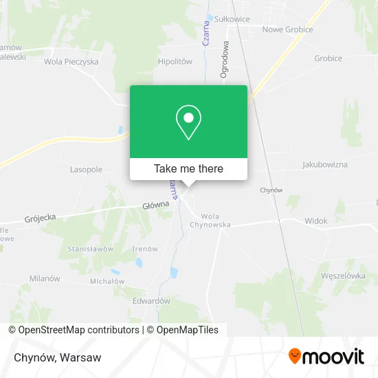 Chynów map